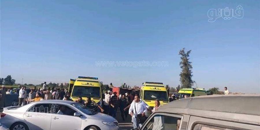 تفاصيل مصرع شخصين وإصابة 7 آخرين في حادث تصادم مروع أعلى الطريق الإقليمي بالشرقية