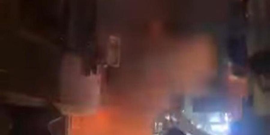 السيطرة على حريق بكابل كهرباء في منطقة منطى بشبرا الخيمة