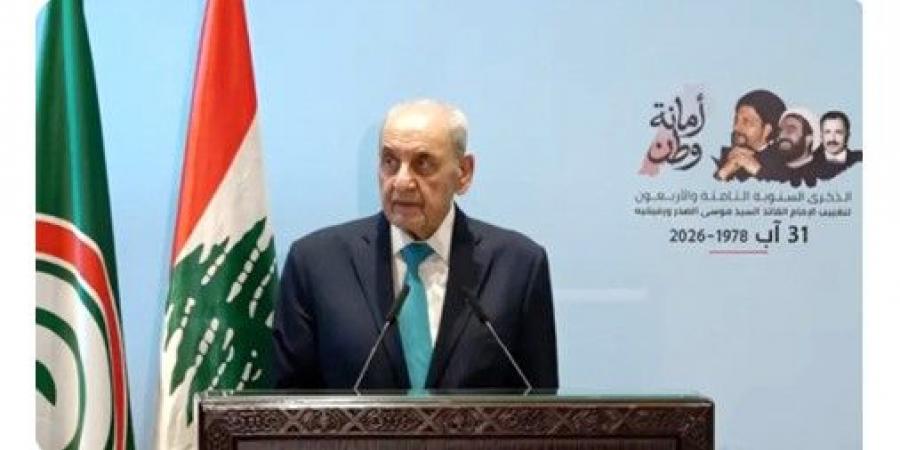 بري: السلم الأهلي والوحدة الوطنية والجيش اللبناني «خطوط حمراء» ممنوع تجاوزها أو المساس بها