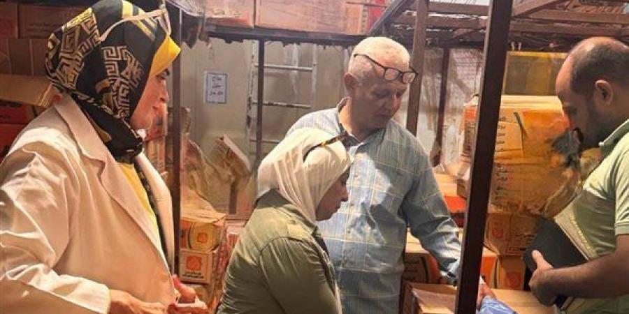 ضبط 1.7 طن لحوم ومنتجات مجهولة المصدر في حملة تموينية مكبرة ببلبيس