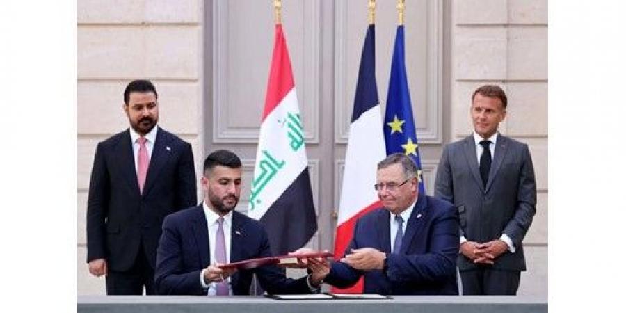 الرئيس الفرنسي ورئيس الوزراء العراقي يشهدان توقيع 6 مذكرات تفاهم في الإليزيه