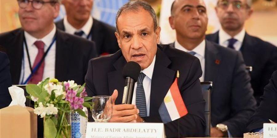 وزير الخارجية يشدد على ضرورة تنفيذ إسرائيل التزاماتها في خطة ترامب للسلام بغزة (صور)