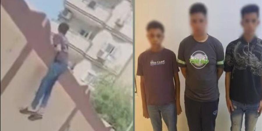 ضبط 3 طلاب بعد تعلق أحدهم بسور مدرسة بنات بالسويس ومضايقة الطالبات