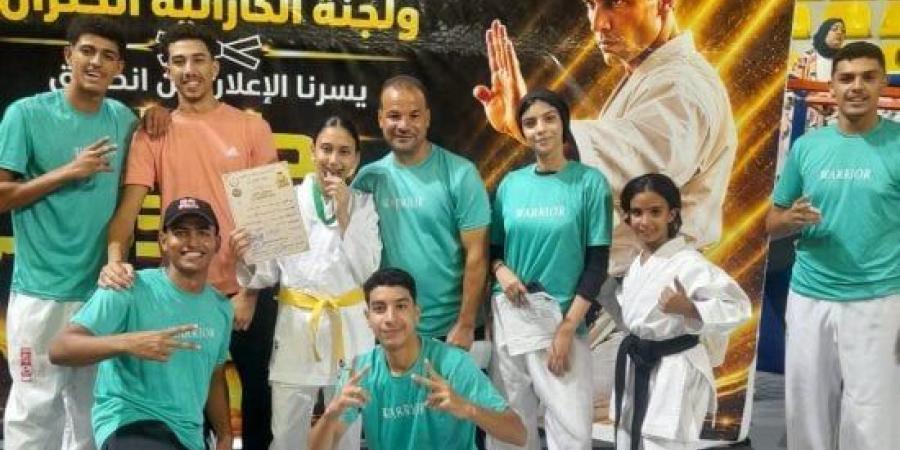 أبناء جنوب سيناء يحصدون 34 ميدالية في بطولة البطل الذهبي للكاراتيه
