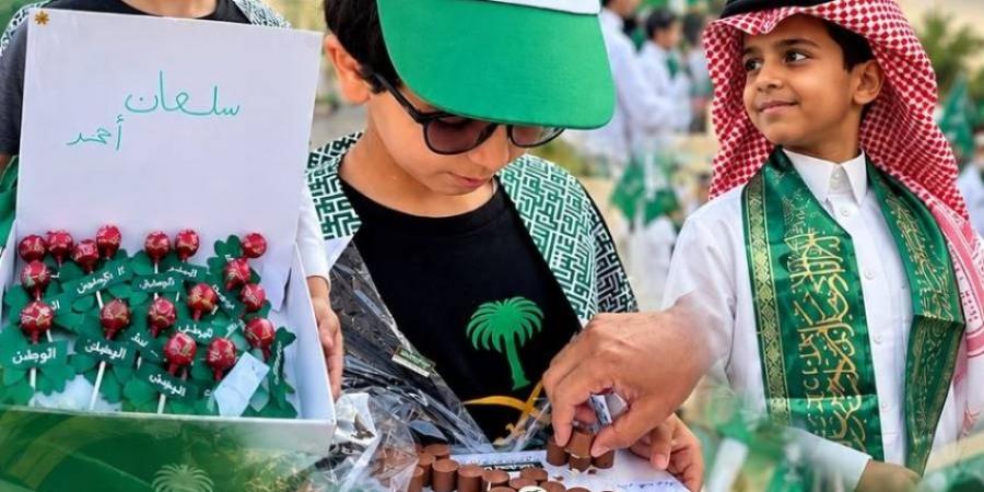 مدرسة عتبة بن مسعود الابتدائية بأملج تحتفي باليوم الوطني السعودي
