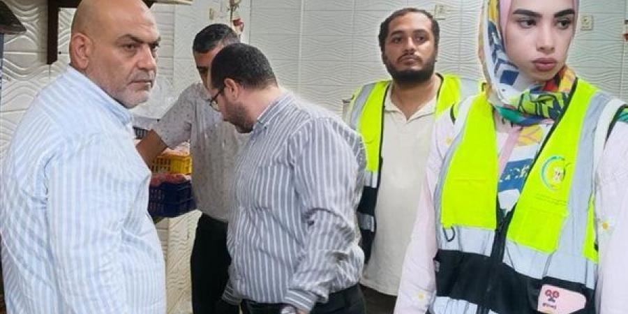 التحفظ على طن ونصف لحوم وكبدة متغيرة الخواص في حملة بشبين القناطر
