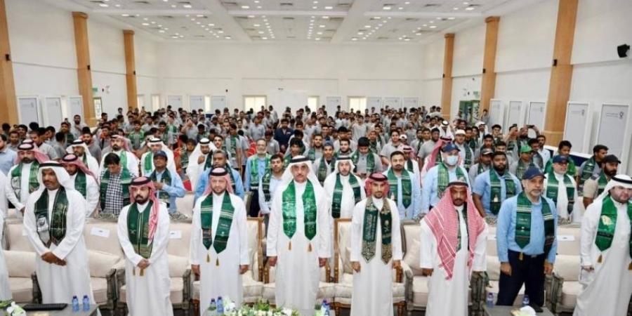 الكلية التقنية بالأحساء تحتفل باليوم الوطني السعودي