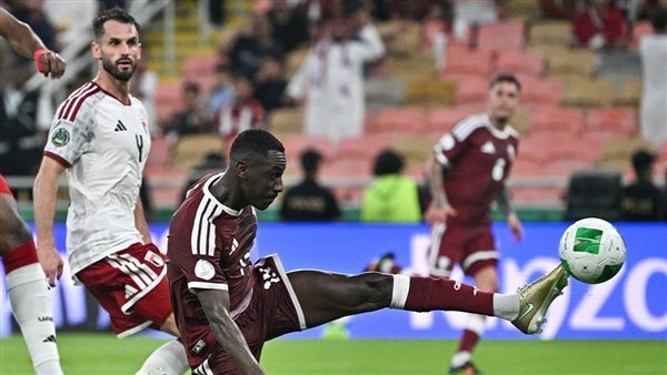 خليجي 27، الإمارات وقطر يتعادلان 1/1 في الشوط الأول