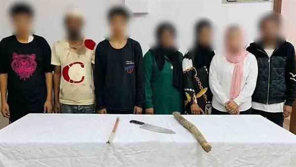 بسبب معاكسة سيدة، ضبط 7 أشخاص في واقعة فيديو متداول لمشاجرة بأكتوبر