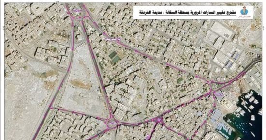 بداية من غدا ولمدة شهر.. تجربة مسارات مرورية جديدة بالغردقة لتنظيم الحركة