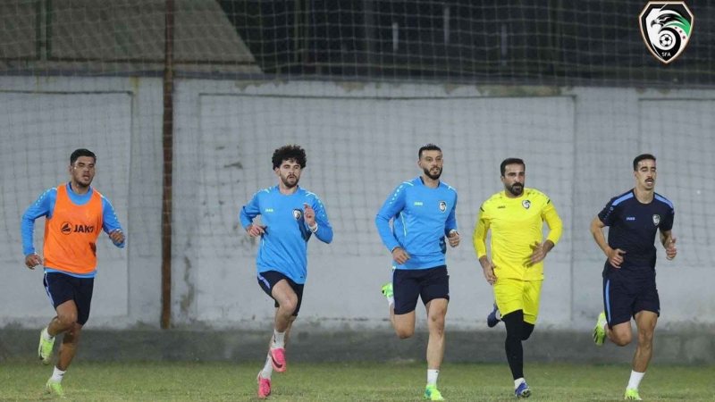 مذاكرة ثانية لمنتخبنا الوطني بكرة القدم بلقاء منتخب أوزبكستان
