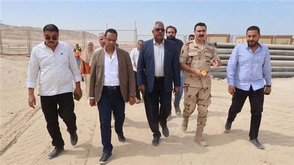 نائب محافظ سوهاج يتفقد محطتي معالجة الصرف الصحي بالغريزات والجلاوية