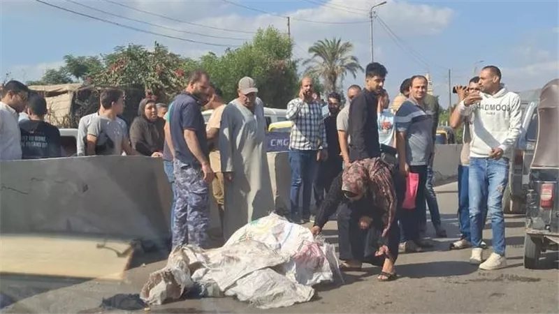 الحزن يخيم على ميت العطار بالقليوبية، مصرع مندوب توصيل صدمه قطار بمزلقان منية السباع