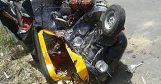 مصرع شخصين فى تصادم توك توك مع سيارة ملاكى بقرية القطنة فى سوهاج