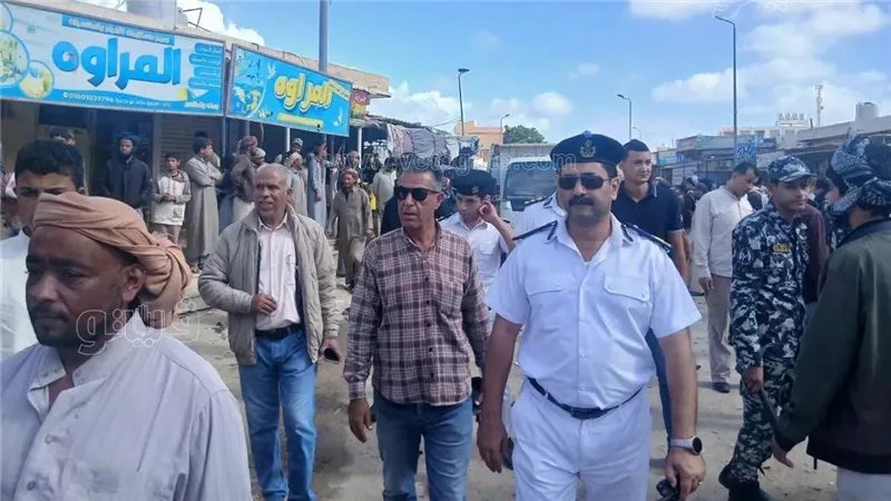 حملة مكبرة لإزالة الإشغالات في براني بمطروح