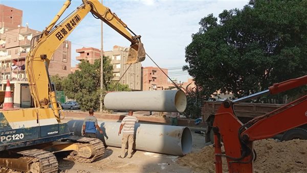 انتهاء عمليات إحلال وتجديد خط رئيسي للمياه بالفيوم قبل 4 ساعات من الموعد المعلن