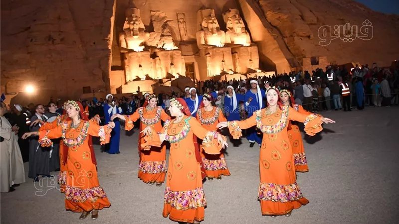 بحضور الآلاف، انتهاء فعاليات الاحتفال بظاهرة تعامد الشمس على وجه الملك رمسيس الثانى بأسوان (صور)