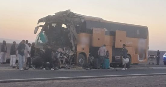 ننشر إسماء المتوفين والمصابين فى حادث أتوبيس طريق غارب الغردقة