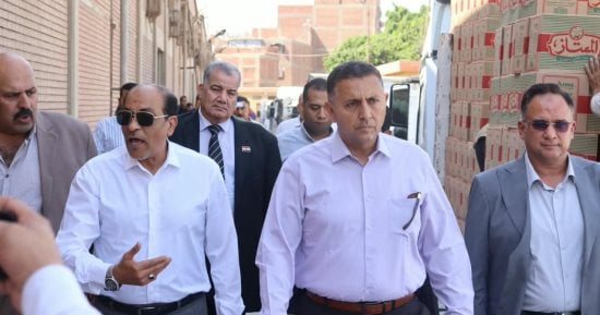 محافظ القليوبية يتفقد المخازن الاستراتيجية للشركة العامة لتجارة الجملة