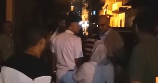 محافظ الإسكندرية يتفقد العقار المائل منطقة أمبروزو