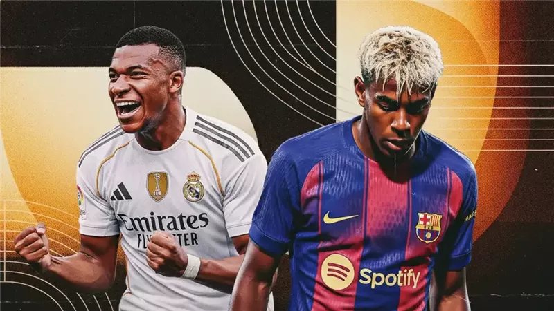 لامين يامال ضد مبابي، من يحسم كلاسيكو الأرض بين برشلونة وريال مدريد؟