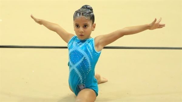 صوفيا سعيد بطلة كأس مصر للجمباز الفني