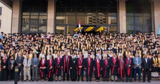 رئيس جامعة طنطا يشهد حفل تخرج الدفعة الـ 54 من كلية العلوم