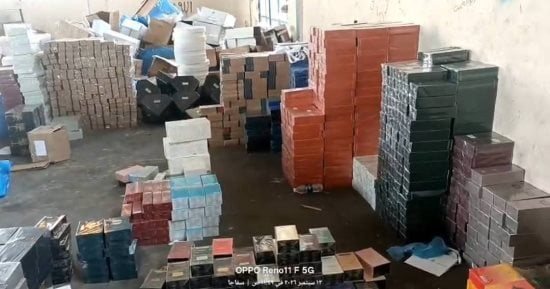 جمارك سفاجا تحبط محاولة تهريب بضائع متنوعة بقيمة رسوم 16.6 مليون جنيه