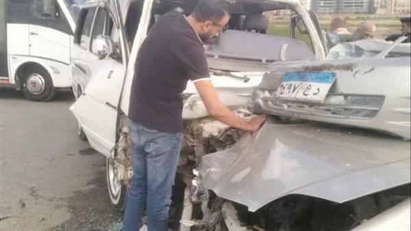 مصرع وإصابة 7 أشخاص في حادث تصادم بالغربية