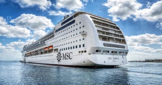 ميناء غرب بورسعيد يستقبل السفينة السياحية MSC LIRICA على متنها 2420 راكبا
