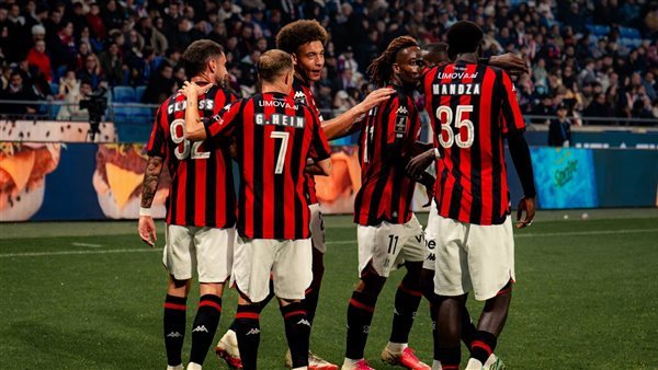 الدوري الفرنسي، ليون يتقدم على نيس 1/2 في الشوط الأول