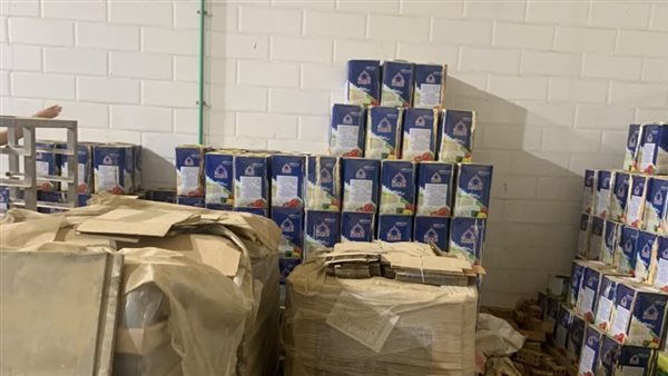 غلق مصنع منتجات ألبان والتحفظ على 17 طن جبن فاسد بالفيوم