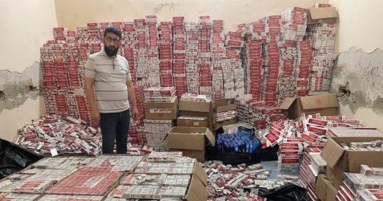ضبط 800 ألف لتر مواد بترولية وكميات سجائر وسلع مخالفة فى الإسكندرية