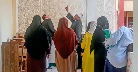 رئيس منطقة الإسماعيلية الأزهرية يعاين معهد فتيات آل سهمود ويوجه بسرعة الصيانة