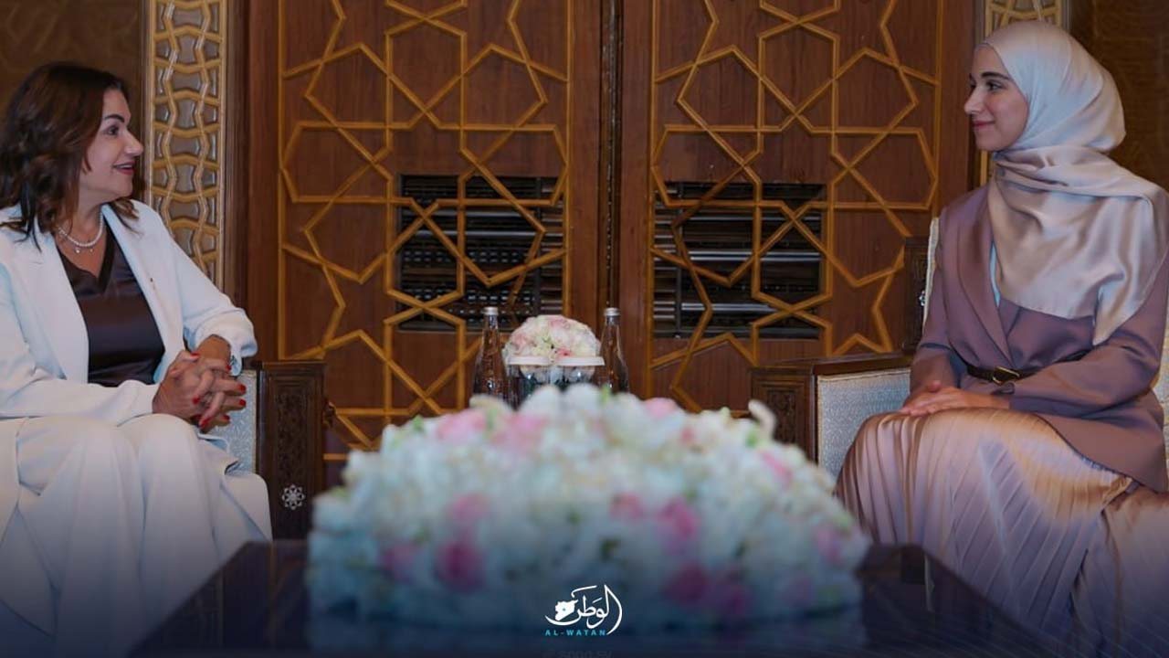 عقيلة الرئيس الشرع تبحث مع حنين السيد مجالات التعاون بين سوريا ولبنان في ‏القضايا الاجتماعية والإنسانية