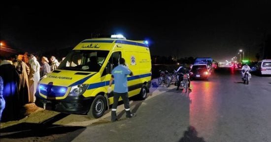 مصرع سائق وإصابة آخر فى تصادم سيارتى نقل ثقيل على الصحراوى الغربى بإسنا