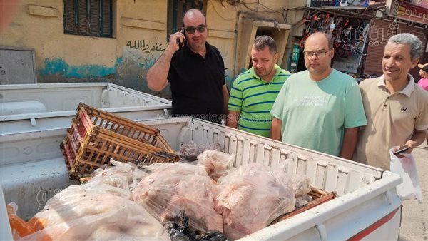 ضبط 500 كيلو لحوم فاسدة داخل مطعم ببني سويف