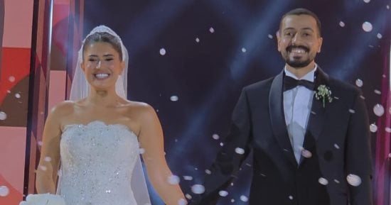 ديانا هشام تحتفل بزفافها وسط أجواء رومانسية وحضور الأهل والأصدقاء