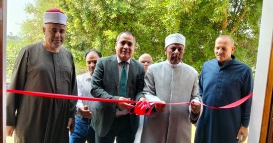 افتتاح مسجدين بعزب أبو حديد ونجع العرب ببنى سويف