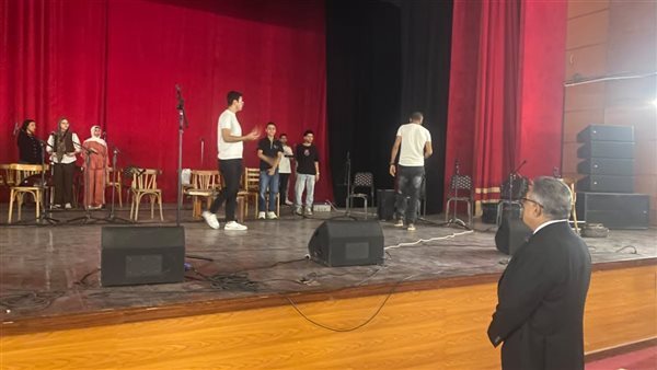 محافظ الدقهلية يتابع بروفات فرقة المنصورة للموسيقى استعدادا لاحتفالية أكتوبر