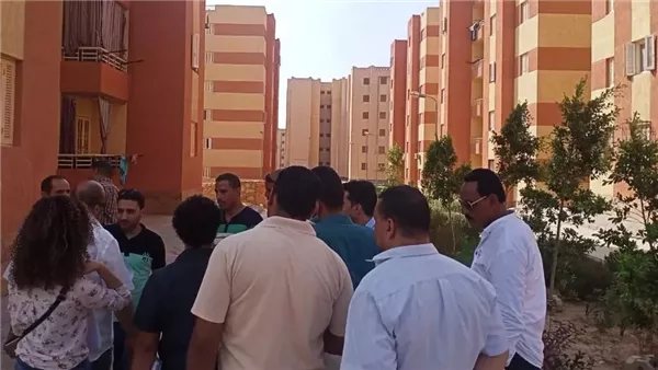 ضبطية قضائية على شقق الإسكان الاجتماعي بحدائق أكتوبر لرصد المخالفات