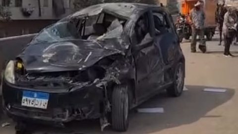 كانوا راجعين من زيارة المقابر.. تفاصيل مصرع عامل وزوجة شقيقه بحادث الدائري