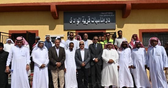 محافظ جنوب سيناء يفتتح دار مناسبات قرية الوادى ويلتقى مشايخ وعواقل طور سيناء