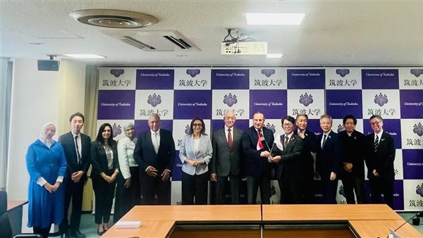 وزير التعليم العالي يبحث مع الرئيس الأكاديمي لجامعة تسوكوبا تعزيز التعاون المشترك