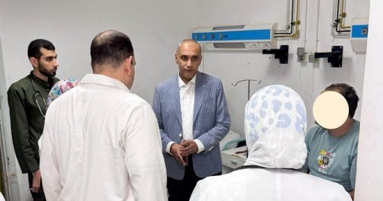 وكيل صحة الإسكندرية يتفقد حالات الاشتباه في التسمم الغذائي بمستشفى الجمهورية