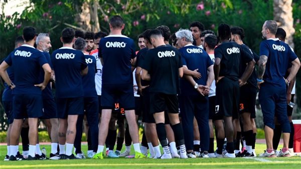 تدريبات بدنية وخططية في مران الزمالك قبل مواجهة الجيش الرواندي بدوري الأبطال