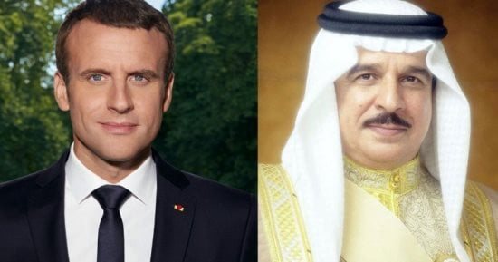 الرئيس الفرنسي وعاهل البحرين يبحثان مستجدات الأوضاع بالمنطقة والجهود المبذولة