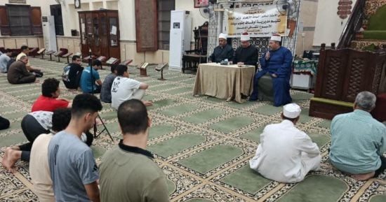 "أوقاف جنوب سيناء" تواصل جهودها لنشر الوعي الديني بمسجد الزهراء
