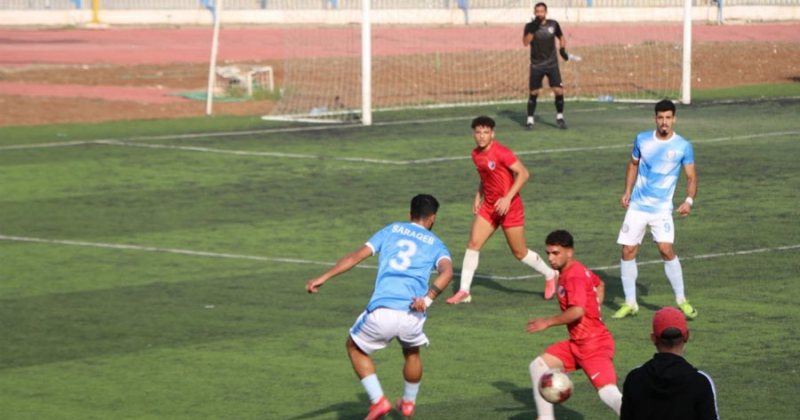 في دوري كرة الأولى عقبات وصعوبات ديرية ومطب في سراقب