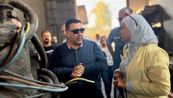 رئيس مياه القناة يتفقد سير العمل بالورش الميكانيكية ويوجه برفع الجاهزية